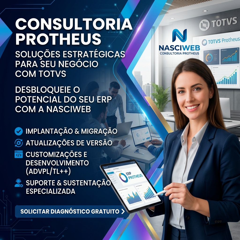 Consultoria em Protheus e ADVPL em Recife: Customização, Suporte e Treinamento